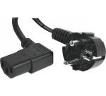 EXC AC Power Cord / Nätkabel / Apparatsladd 1.8m - Dubbel Vinklad