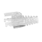 SCP SIMPLY45-BOOT-CAT6 - Snagless Boot/Strain relief for Simply45-CAT6 Plugs Translucent 100 Pcs
