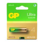 GP Ultra Alkaline Battery AA LR6 4-pack