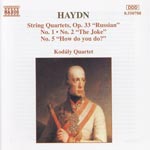 String quartets Op 33 Russian