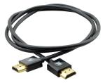 Kramer C-HM/HM/PICO Ultra-Slim Flexible High-Speed HDMI Cable W/Ethernet 0,3m, Black