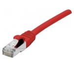 EXC Patch Cord RJ45 CAT.7 S/FTP Copper LSZH (Halogenfri) Snagless Red 1m