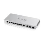Zyxel XGS1010-12 8-Port Unmanaged MultiGig Switch with 8-Ports 1G 2-Ports 2.5G 2-Ports 10G SFP+