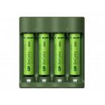 GP ReCyko Everyday Battery Charger, B421 (USB), incl. 4 x AAA 850 mAh Batteries