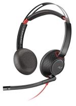 Poly BLACKWIRE C5220, On-the-head Stereo headset with USB-A connection