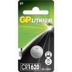 GP Lithium Cell Battery CR1620, 3V, 1-pack