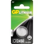 GP Lithium Cell Battery CR2450, 3V, 1-pack