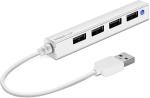 SpeedLink - SNAPPY SLIM USB Hub, 4-Port, USB 2.0, Passive, White