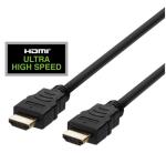 HDMI-kabel, 3m ha-ha 8K 60Hz  Ultra High Speed Black