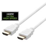 HDMI-kabel, 3m ha-ha 8K 60Hz  Ultra High Speed White
