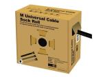 Multibrackets M Universal Cable Sock Roll Black 55mm-W 50m-L