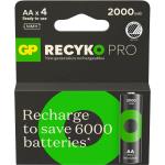 GP Recyko Pro NiMH Battery AA HR6 2000mAh 4-pack