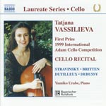 Cello Recital / Tatjana Vassilieva