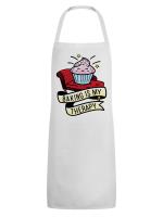 Baking Is My Therapy White Apron