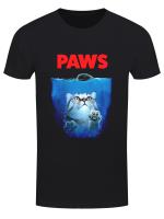 Paws Men`s Black T-Shirt [XXL (44"-46")]