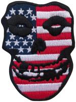 Patch Usa Skull (8,8 x 6,5 Cm)