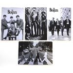 Plåtskyltar The Beatles 20x30cm 4-pack