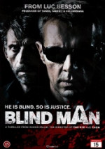 A blind man