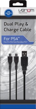 Dual charge and play cable PS4