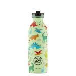 24 Bottles - Kids Collection - Urban Bottle 500 ml w. Sports Lid - Jurassic Friends