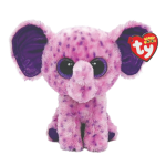 TY Plush - Beanie Boos - Eva the Purple Elephant (Regular)