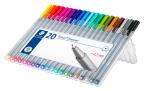 Staedtler - Triplus Fineliner in wallet, 20 pcs