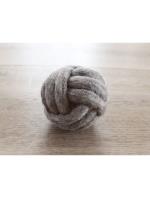 Wooldot - Knotted Dog Ball - Chestnut Brown - 8cm