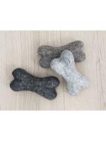 Wooldot - Toy Dog Bones - Charcoal Grey - 22x7x5cm