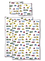 Bed Linen - Baby Size 70 x 100 cm - Car