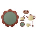 Bloomingville MINI - Bette Play Set, Kitchen, Brown, FSC®100%, MDF