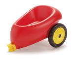 Dantoy - Trailer with rubberwheels - Red