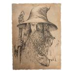 The Lord of the Rings - Portrait of Gandalf The Grey Statue Art Print