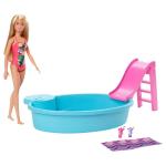 Barbie - Doll and Pool Playset