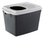 Ferplast - Litter Box Jumpy Black/White 38.8x57.5x39CM