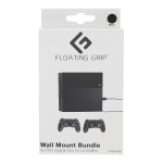 Floating Grip Playstation 4 and Controller Wall Mount - Bundle (Black)