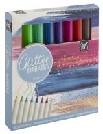 Craft ID - Glitter markers - 8 pcs