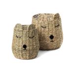 Olsen Home - Children`s basket 2 pcs Teddy bear