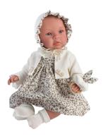 Asi - Leonora doll in beige dress with flowers, 46 cm