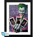 DC COMICS - Framed print The Joker Haha Cards (30x40) x2