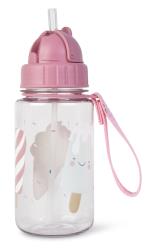 SARO - Bottle with straw - Pink