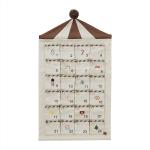 OYOY Living - Circus Christmas Calendar - Beige / Brown