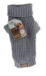 All For Paws - Knitted Dog Sweater Fishermans Grey XXXL 52cm