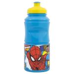 Stor - Easy hold sports water bottle, 380 ml - Spiderman