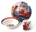 Stor - 3-Piece Ceramic Gift Set - Spiderman