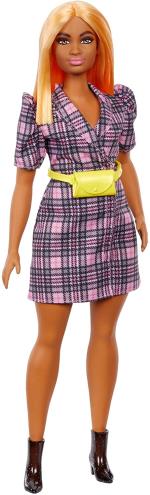 Barbie - Fashionistas Doll - Puff Sleeve Plaid Blazer Dress