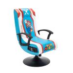 X-ROCKER: Super Mario 2.1 Audio Pedestal Chair - Red/Blue
