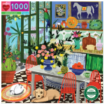 eeBoo - Puzzle 1000 pcs - Green Kitchen