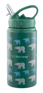 GO PURENorway - Water Bottle Alu 500 ml - Polarbear