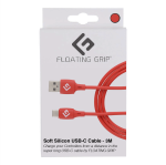 Floating Grip 3M Silicone USB-C Cable (Red)