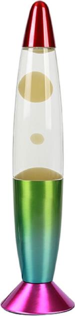 iTotal - Color-changing LED Lava Lamp - Rainbow Base and White Wax